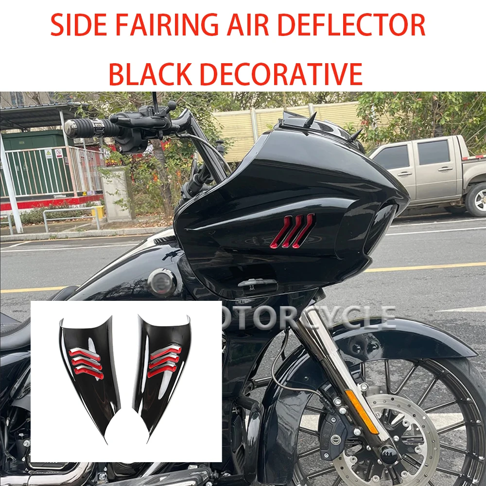 

Аксессуары для мотоциклов, боковой обтекатель, воздушный дефлектор, черный декоративный чехол для Harley Road Glide Special FLTRXS 2015-2022