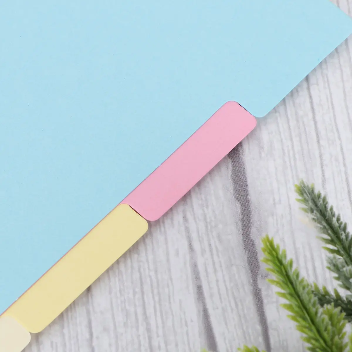 2 Sets Paper Refills Divider 6 Tab Dividers Ring Binder Index Partition Plate Color Tabs Notebook Organizing Sheets