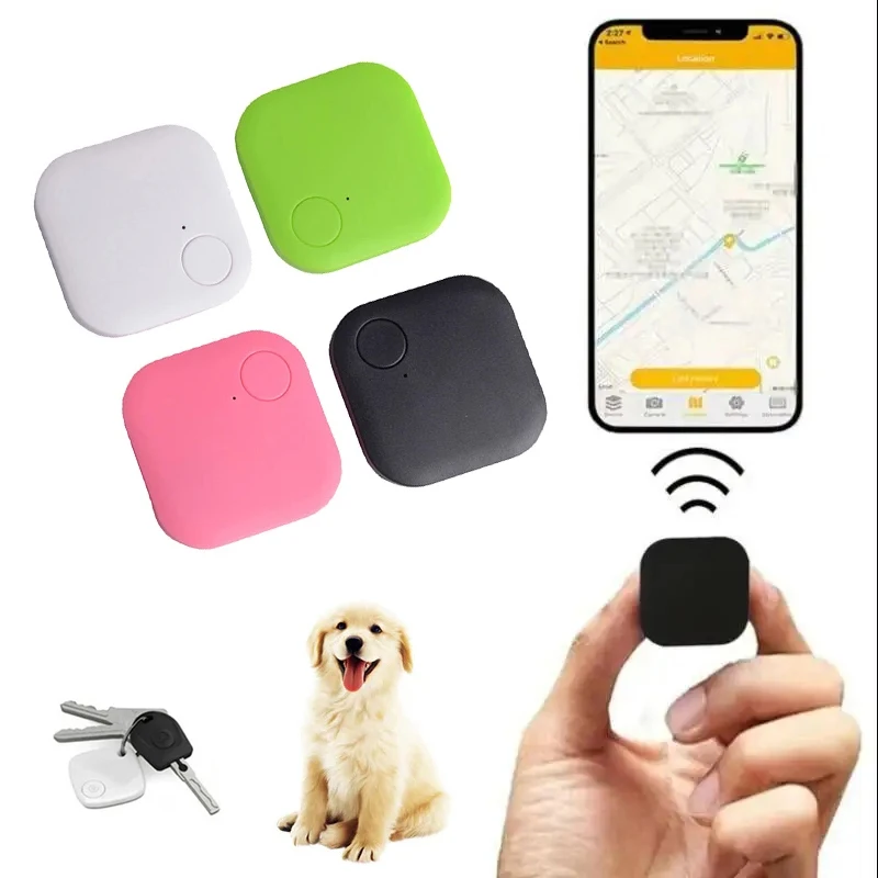 Mini GPS Tracker Anti-Lost Pet Kids Wallet Key Bag Positioning Smart Bluetooth Find Locator Tag Alarm Reminder For iOS Android