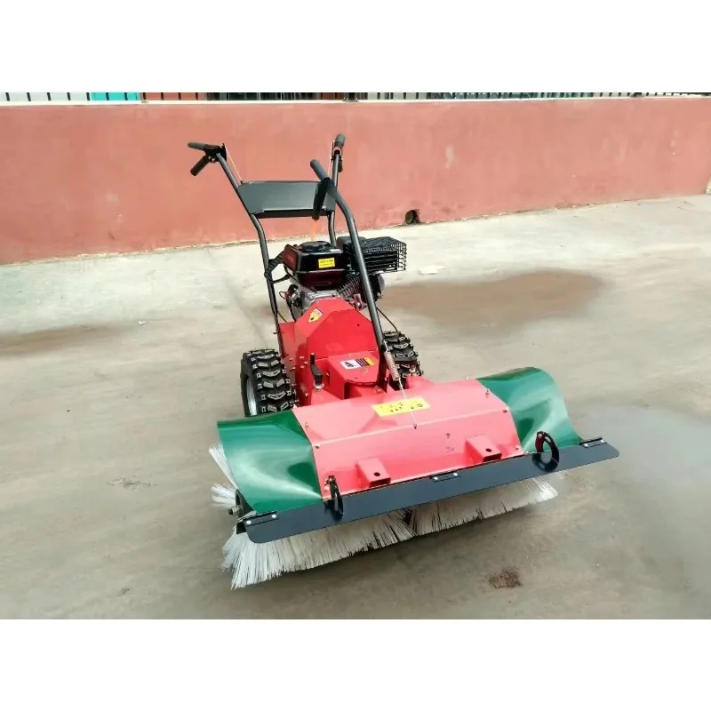 High quality 6.5 horsepower powered multi-purpose road snow outdoor patio brush snow plow