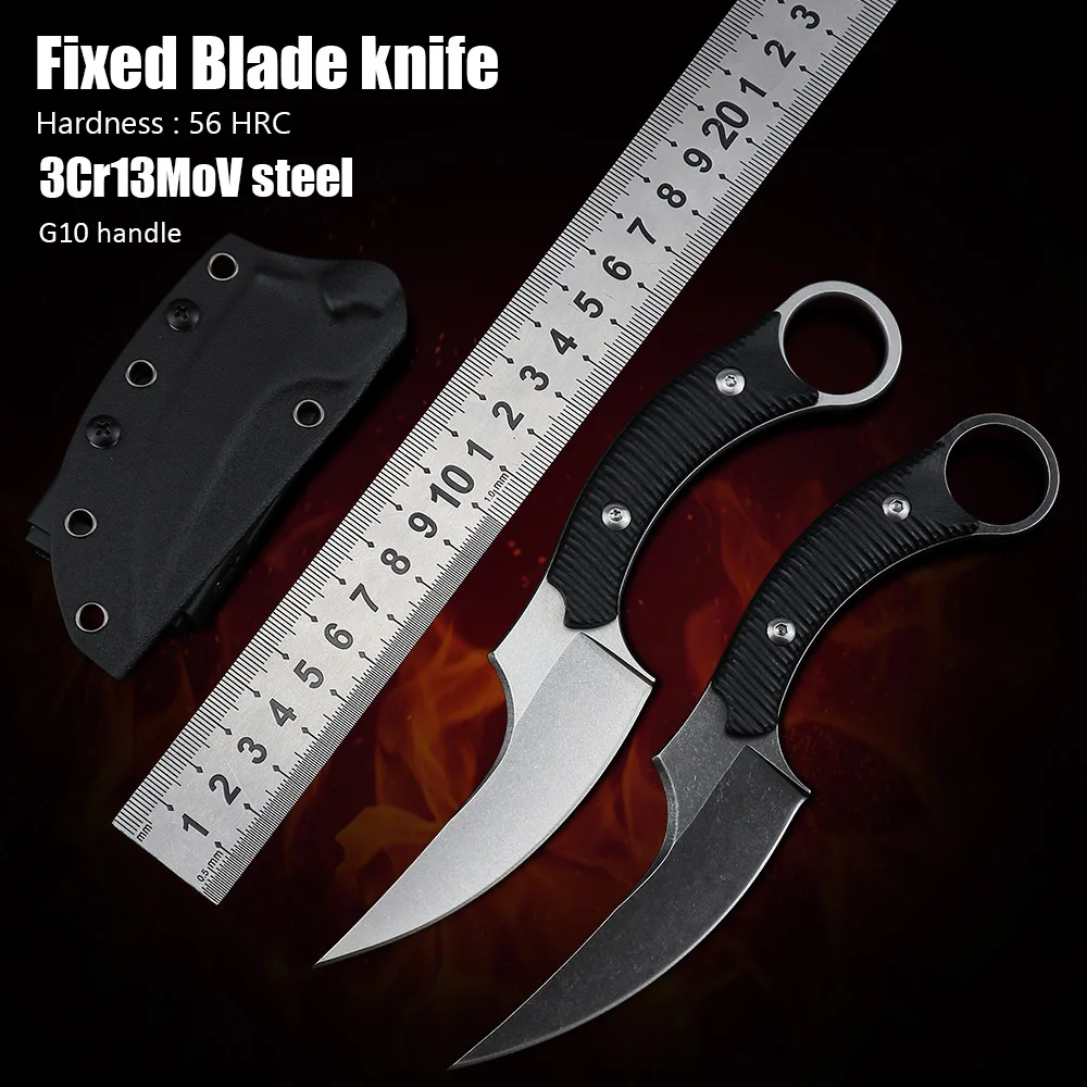 

Outdoor Utility Tactical Camping Knife Csgo EDC Tools Fixed Blade Knife Self Defense