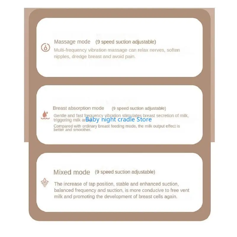 J2FF Double Electric Hands Breast Pumps Material for Breastfeeding