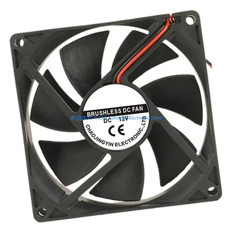 Quiet 9225 Computer Case Fan ABS Housing Optimized for Gaming Rigs DVRs and Communication Devices - Image 3
