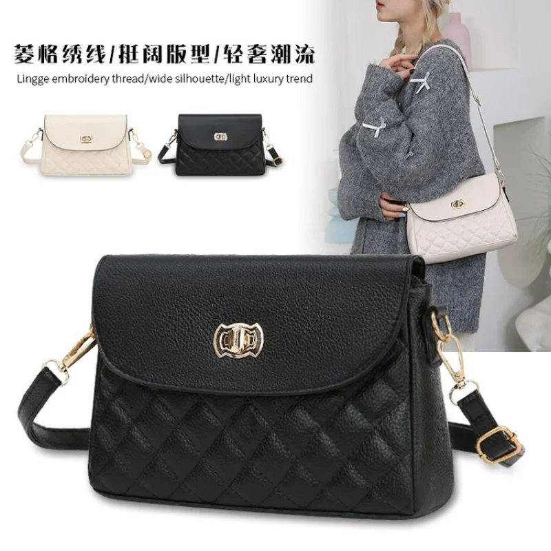 

High-End Minimalist Unique Vintage Leather Handbag For Women Crossbody Bag Casual Business Leisure Fashionable