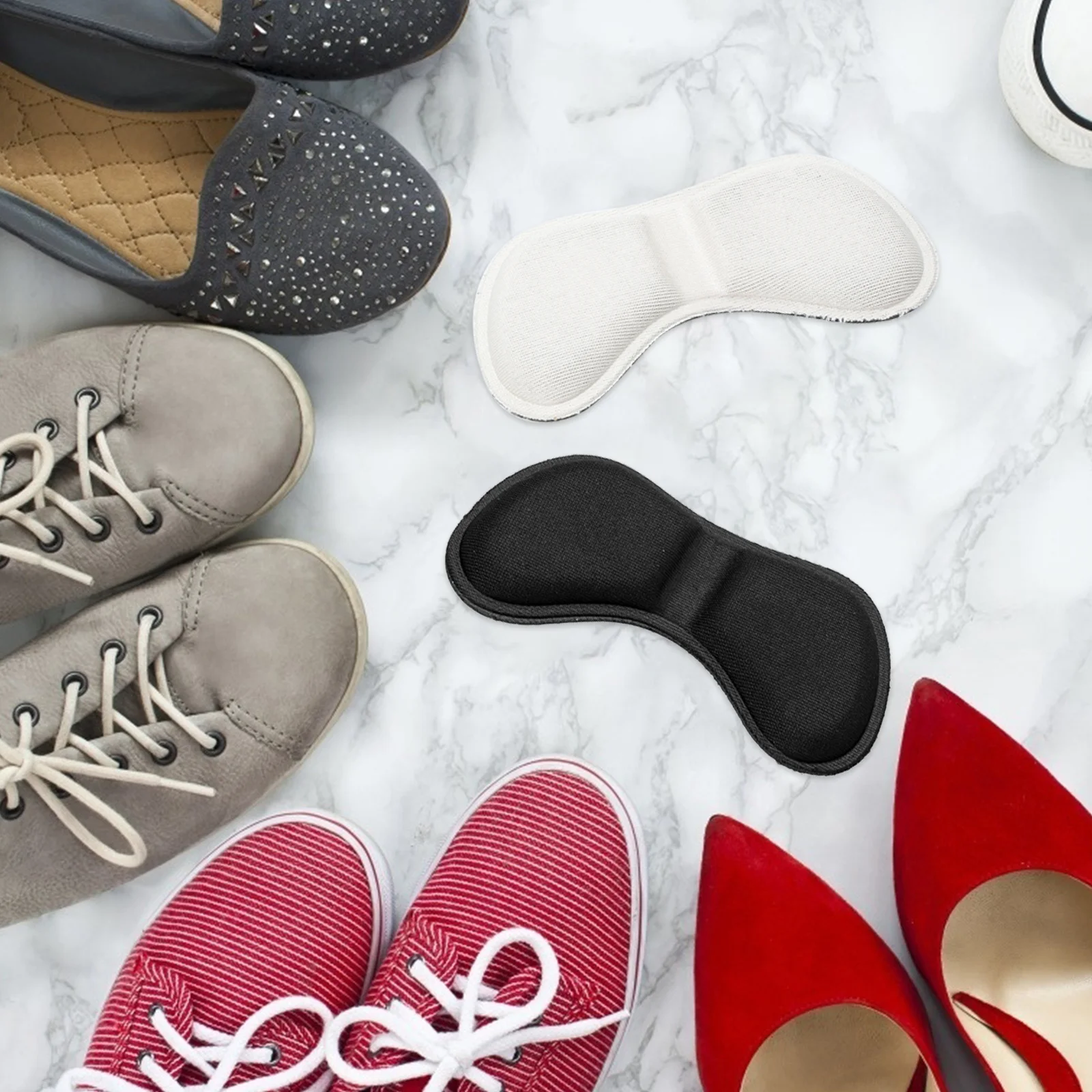 

Heel Stickers Shoe Grip Sponge Cushions Block Heels Pads Prevent Foot Pain Blister Callus Fit Sneakers Practical