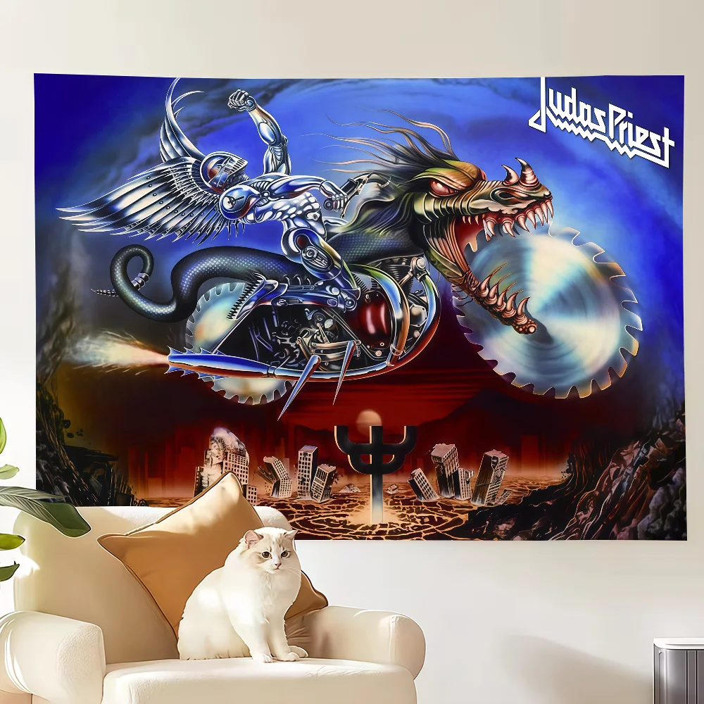 British rock band J-JudaS P-Priest-ES flag Decoration Art Picnic Party Home Hanging Camping Outdoor Party Banner