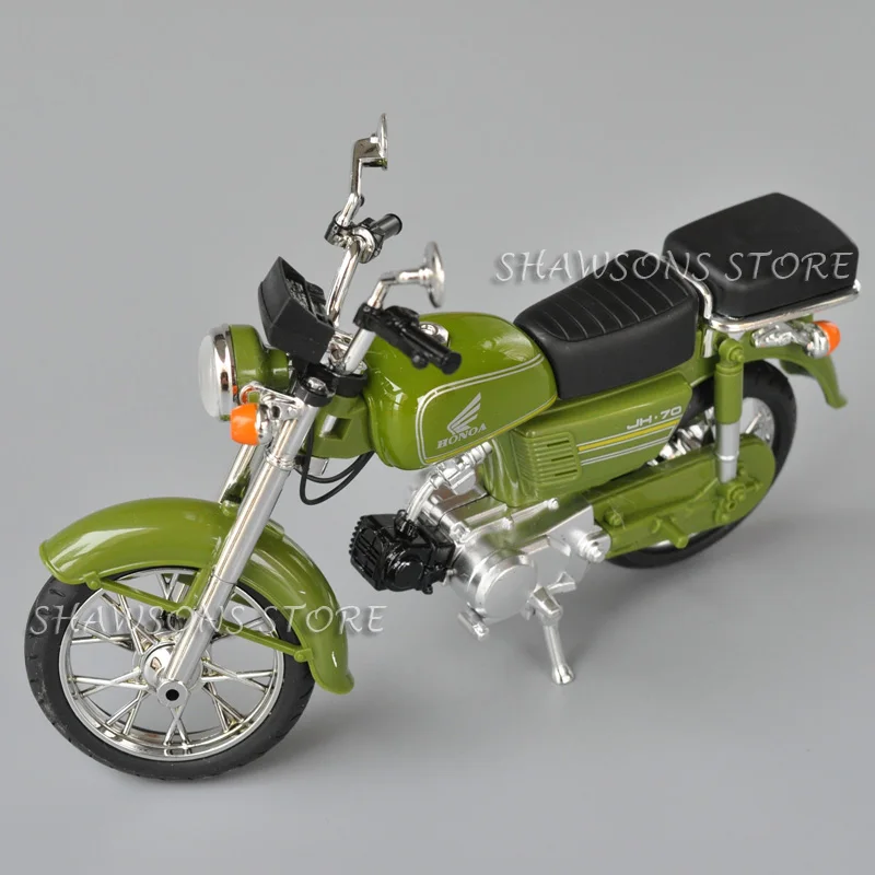 1:10 Scale Diecast Model Motorcycle Toys JH 70 Street Bike Miniature Replica Collectible