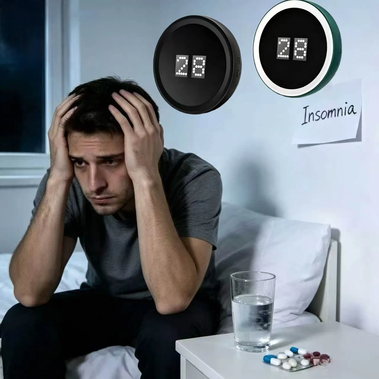 vagus nerve stimulation clip ear Sleep Aid Device Relieve Insomnia Promote Fast Sleep Deep Sleep Anxiety Depression Reliever
