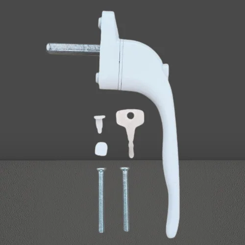 Neoteck 2 шт. оконная ручка универсальный ключ Espag запираемый двойное остекление оконная ручка из ПВХ - длина шпинделя 30 мм Neoteck 2 шт. оконная ручка универсальный ключ Espag запираемый двойное остекление оконная ручка из ПВХ - длина шпинделя 30 мм