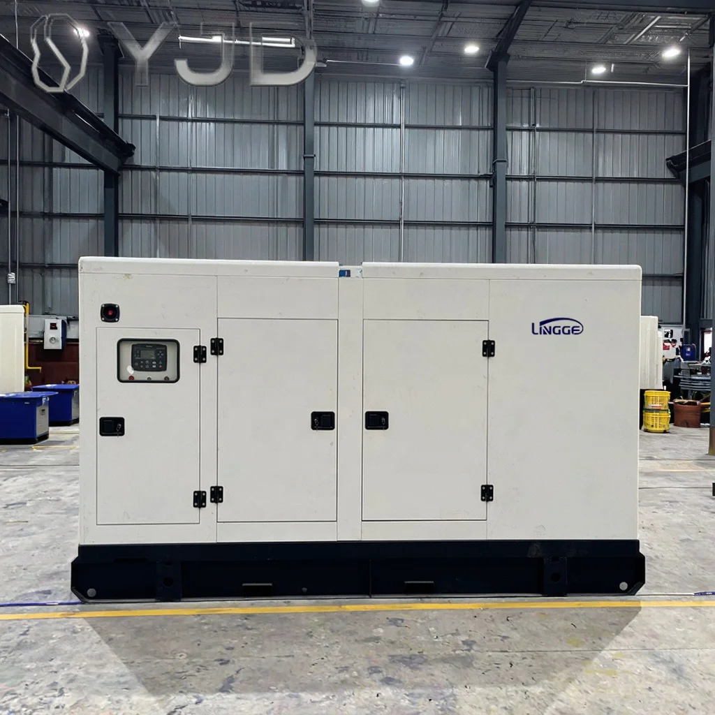 200kw 250kw 300kw LINGGE Three Phase Diesel Genset for Factory 4 Cylinder Silent/Open Type 50Hz 380V/400V ATS Low Noise Mobile