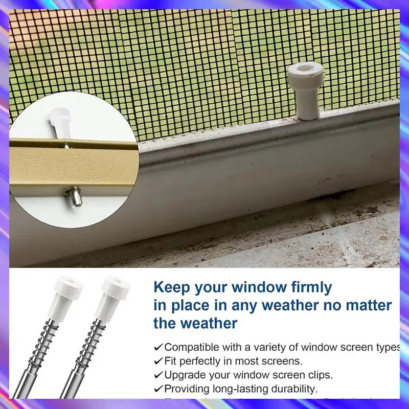 

A24U 30 Pack Window Screen Plunger Latches 5/32 Inch X 1-1/2 Inch,For Aluminum Window Screens,Plunger Latch Clips
