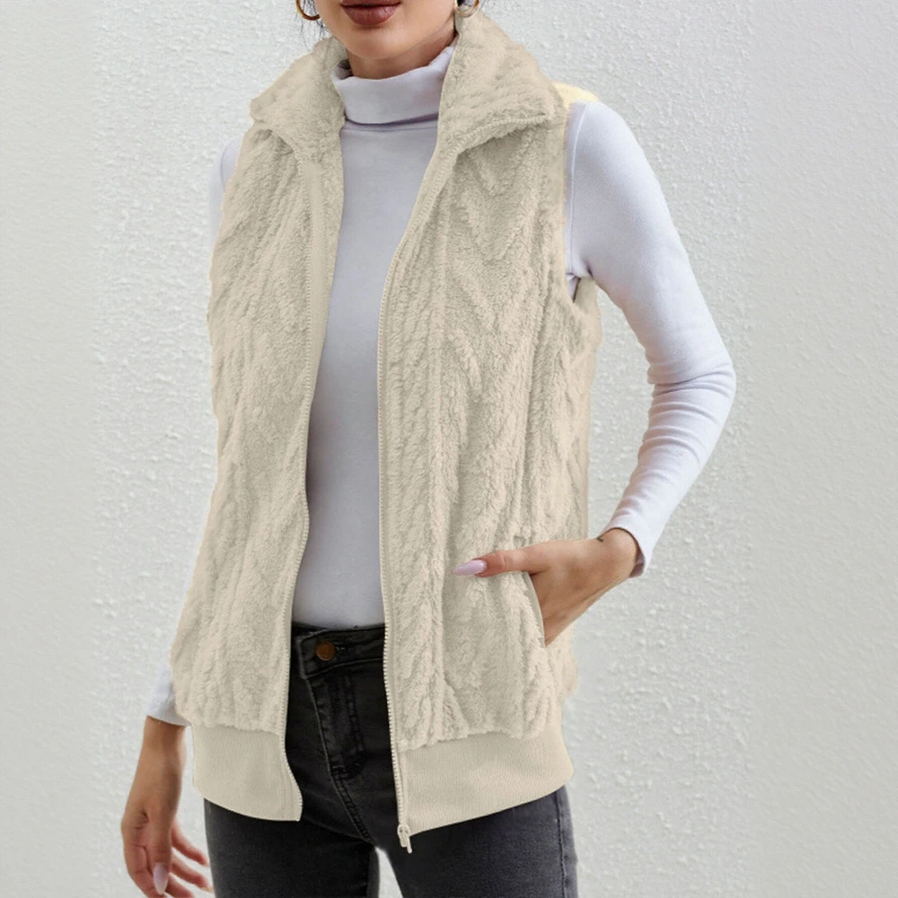 

Женский повседневный жилет с круглым вырезом, модный топ, удобный крой для различных случаев, без украшений