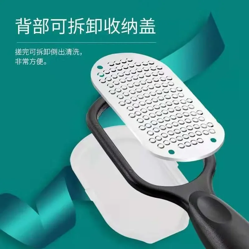 الفولاذ المقاوم للصدأ ملف القدم المهنية عرموش كعب مبشرة الصلب الجلد الميت الكالس مزيل باديكير العناية بالقدم اليد ملف القدم مكشطة