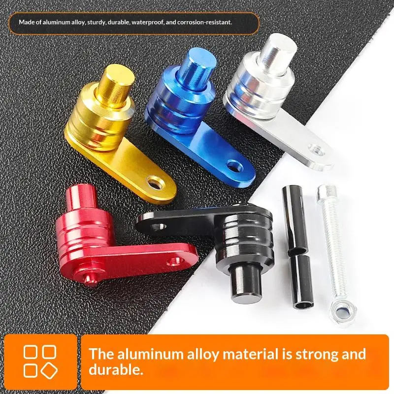 Motorcycle Modification CNC Aluminum Alloy Material PCX Parking Lock Deep Electric Vehicle Ramp Parking Lock Switch Accessories