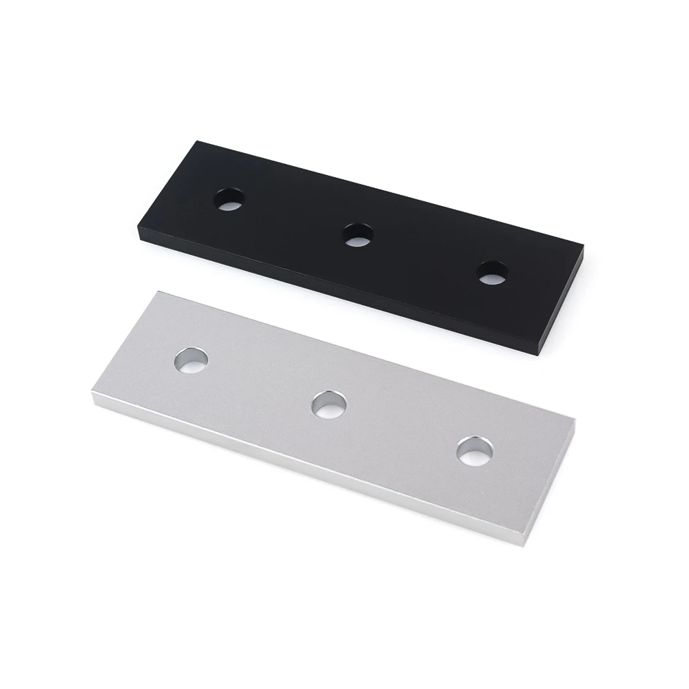 4Pcs 2/3/4 Holes Joining Strip Plate Aluminum Joint Board Connection for 20 Series Aluminum Profiles CNC Router 3D Printer Parts view 3