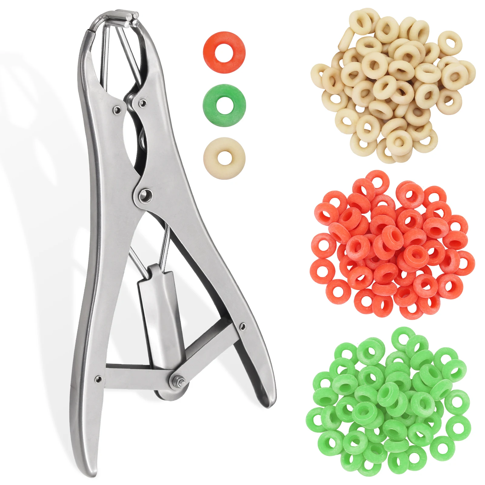 

Farm Animal Piglets Sheep Tail Docking Clamp Bloodless Castration Pliers and Tail Docking Castration Ring Expansion Clamp