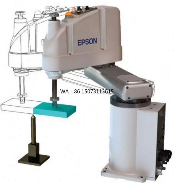 Conjunto de robot de brazo de robot YAMAHA de 4 ejes y automatización de procesos ROBOT SCARA para carga útil de 20 kg 200 mm a 300 mm Rea