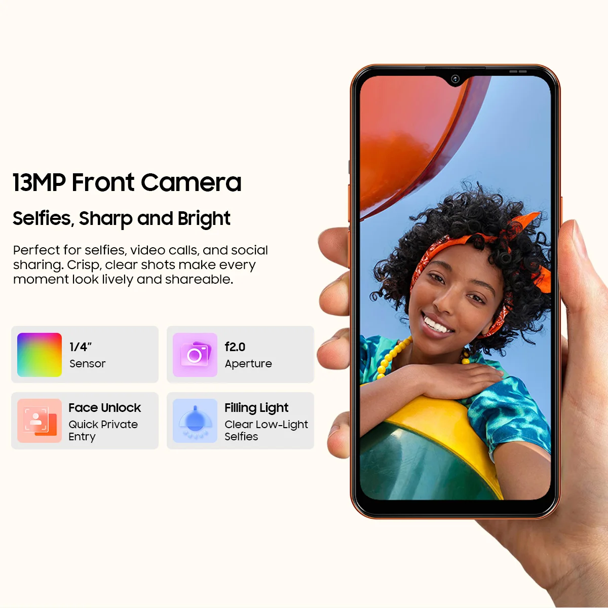 Blackview Wave 7C Smartphone 6.56 inch HD+ IPS Eye-Comfort Screen Display 5000mAh 64GB 128GB 32MP Camera AI CellPhone