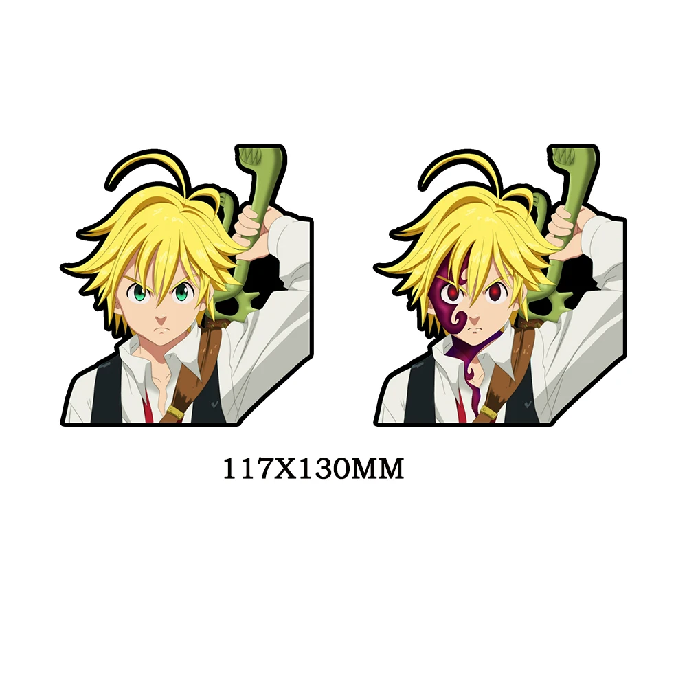 Meliodas Moving/motion Sticker The Seven Deadly Sins Anime Car Stickers Waterproof Decals for Suitcase,Laptop, Refrigerator,Etc