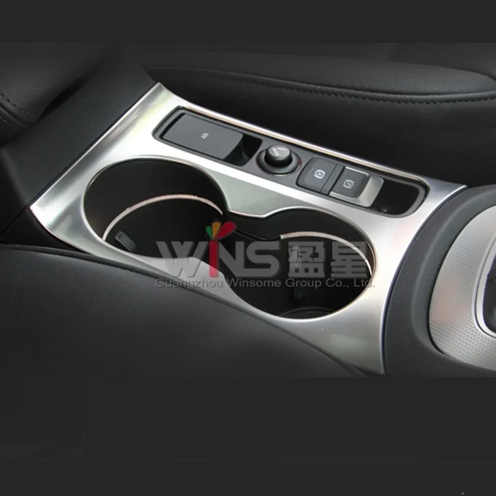 

Interior Moulding Water Cup Holder Trim Decorative Chrome Car Styling Accessories For Audi Q3 2012-2016