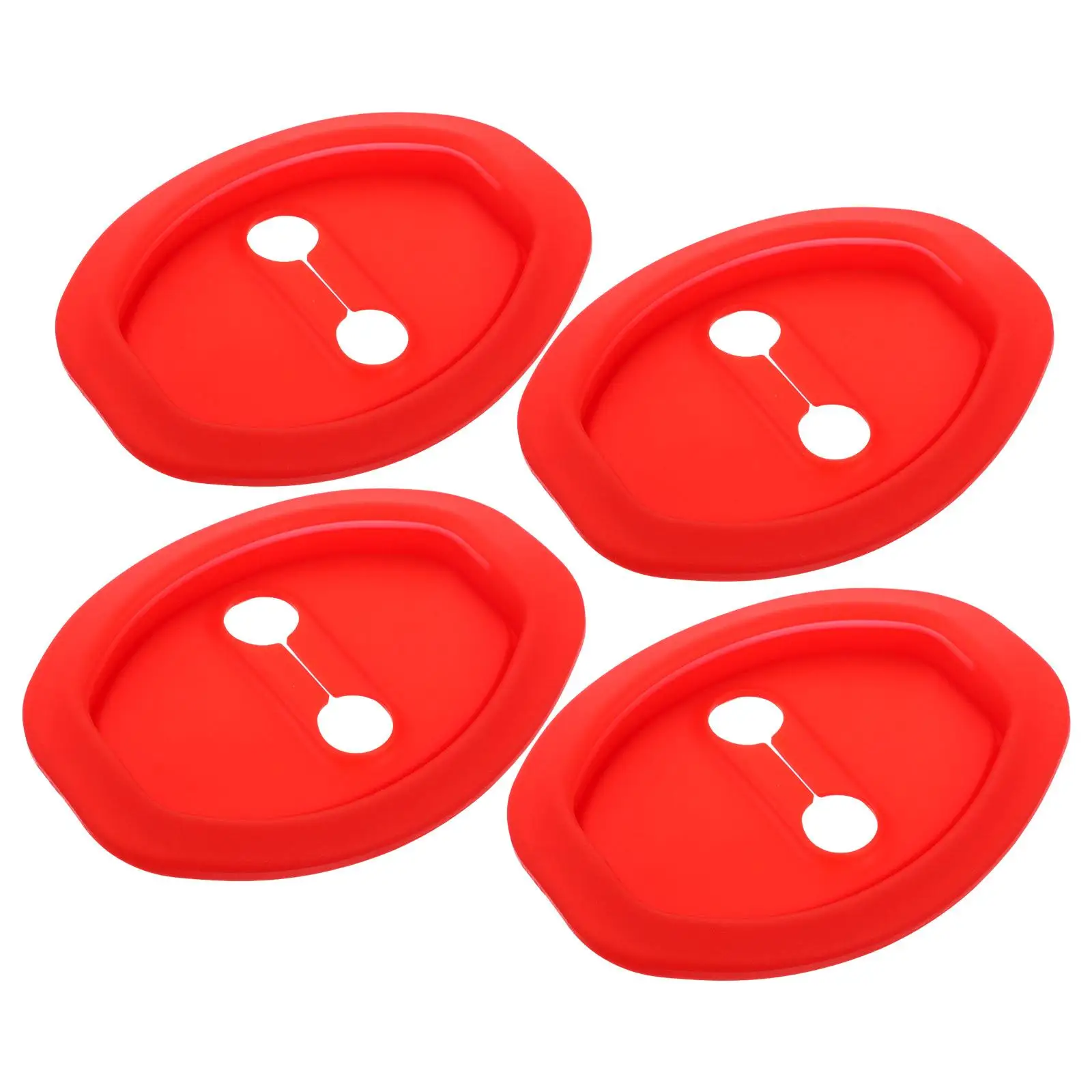 

4 Pcs Thickened Silicone Car Door Lock Protective Cover Universal Vehicle Doors Locks Guard Stopper Interior Parts Door Lock