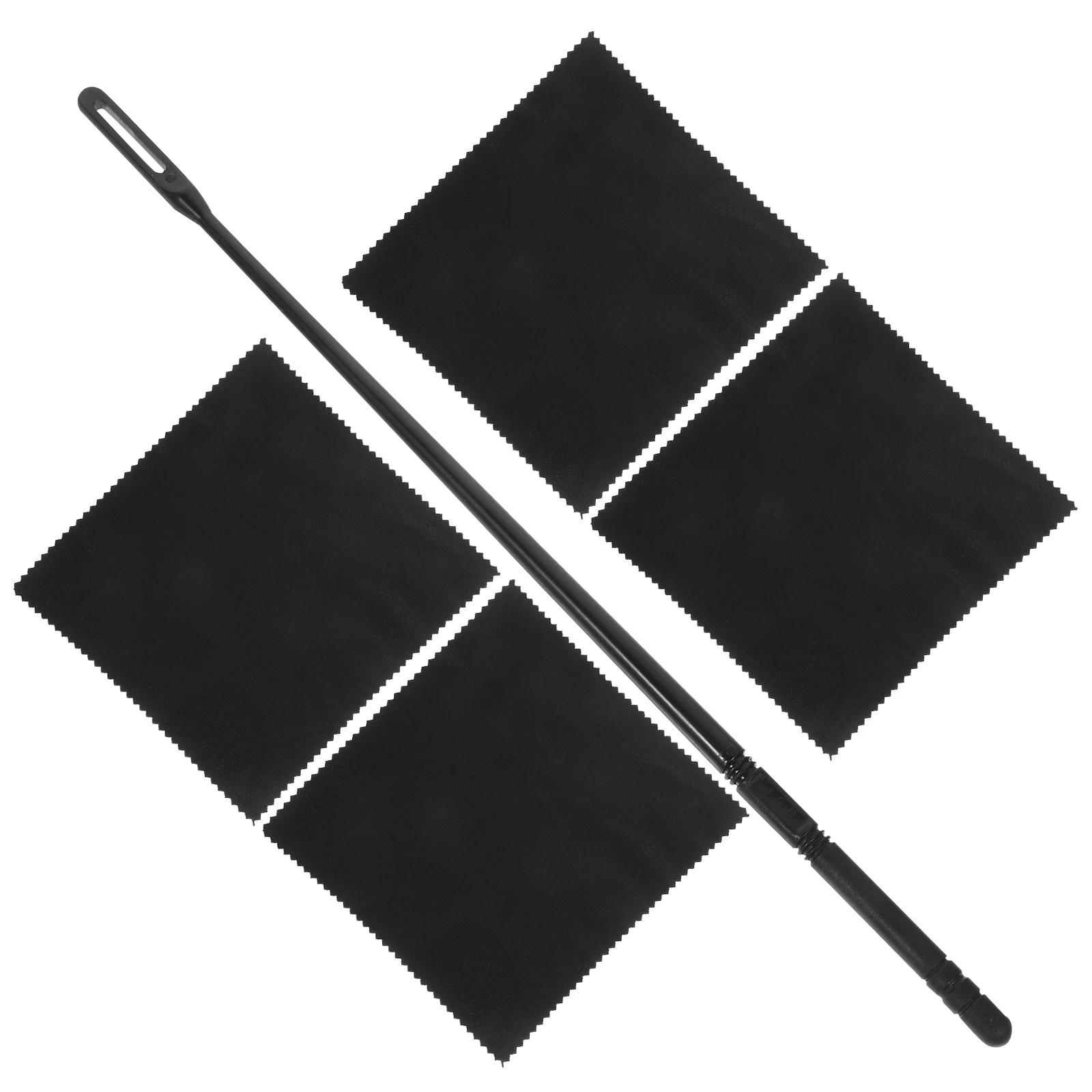 

1 set 1 Set Cloth Instrument Kit Long Cleaning Rod Universal Instrument Maintenance Supplies Flute Accessories Music Instruments