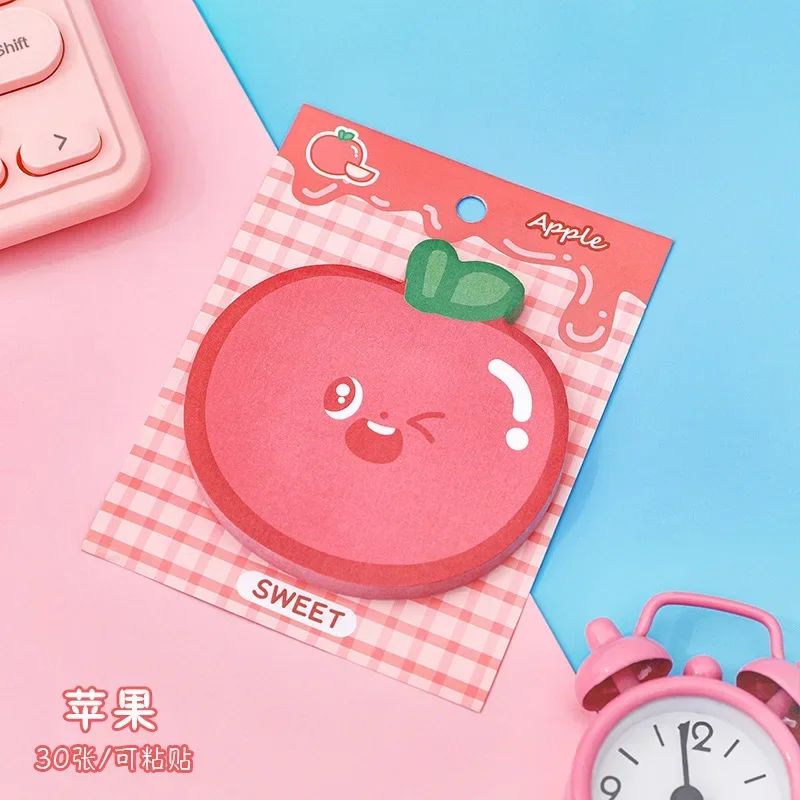 New Kawaii Fruits Sticky Notes Notepad Self Sticky Note Pads Planner Sticker Office School Stationery Stickers accessori