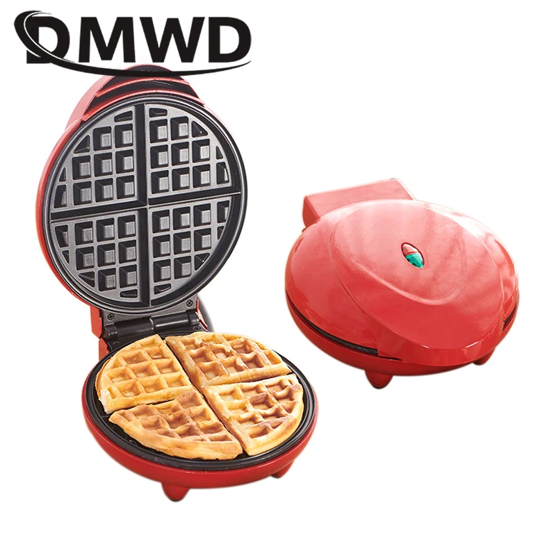 

Electric Waffles Maker Non-Stick Coating Pan Eggs Waffle Cake Oven Grill Breakfast Dessert Baking Machine Muffin Sandwich Iron