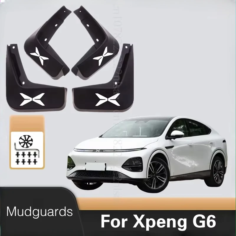 for Xpeng G6 4Pcs Mudguards Accessories Original Car Accessories Modified Front and Rear Wheels Thickened Anti-freezing Fenders