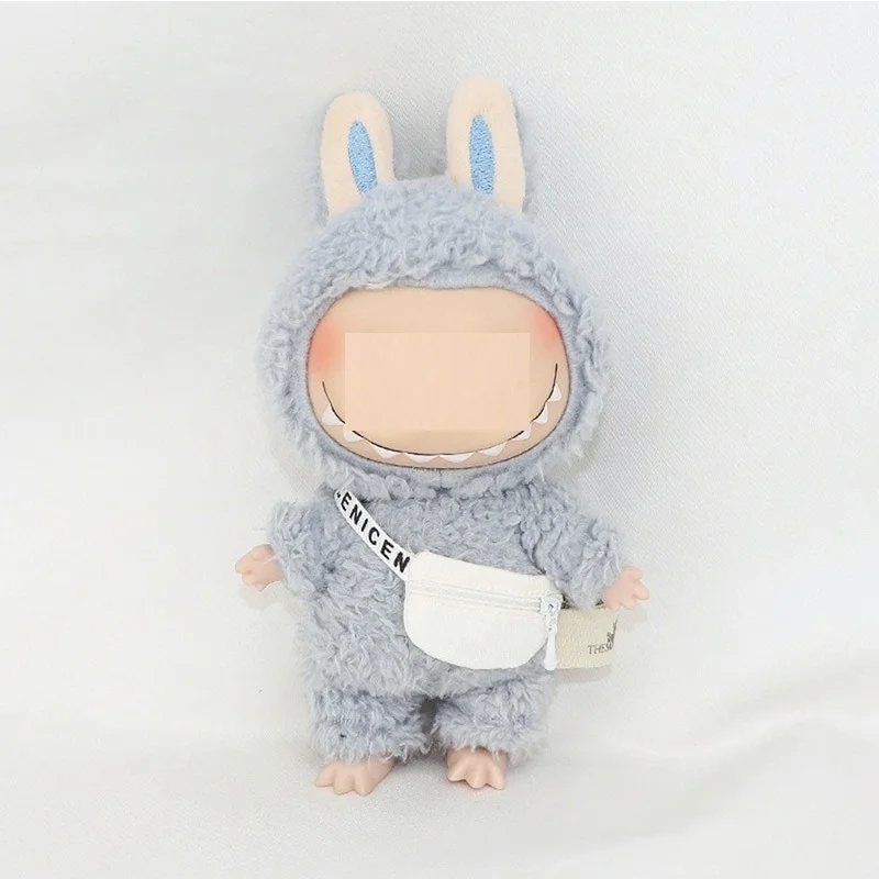 جديد دمية Labubu حقيبة كروسبودي مايكرو زيبر فاني حقيبة ظهر إكسسوارات دمي حقيبة الطفل LBBBB01 #3