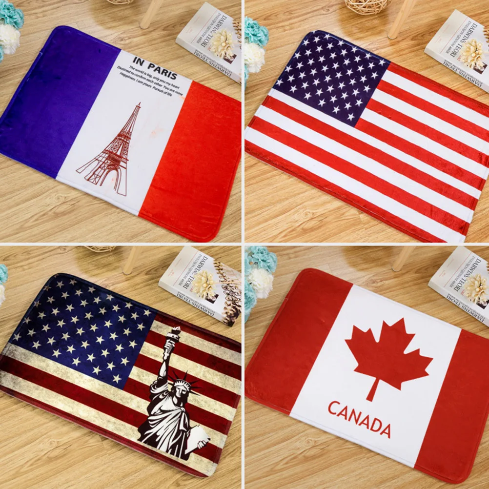 

Anti-slip Pet Pad Entrance Mat Shower Door Rectangular Doormat Bath Non Floor Printing