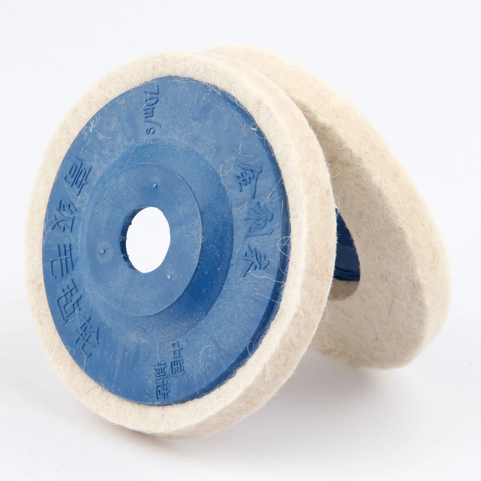 10cm Wool Polishing Wheel Buffing Pad Angle Grinder Disc Felt Polishing Disc Washable Reuse fit for Metal Marble Glass Ceramic