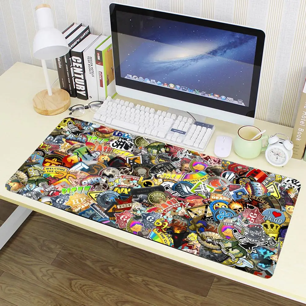 Office XXL Keyboard Counter Table Colored PC Laptop Desktop Computer Mouse Game Pads Accessories Rug Strike Pad CS Mat Large Big