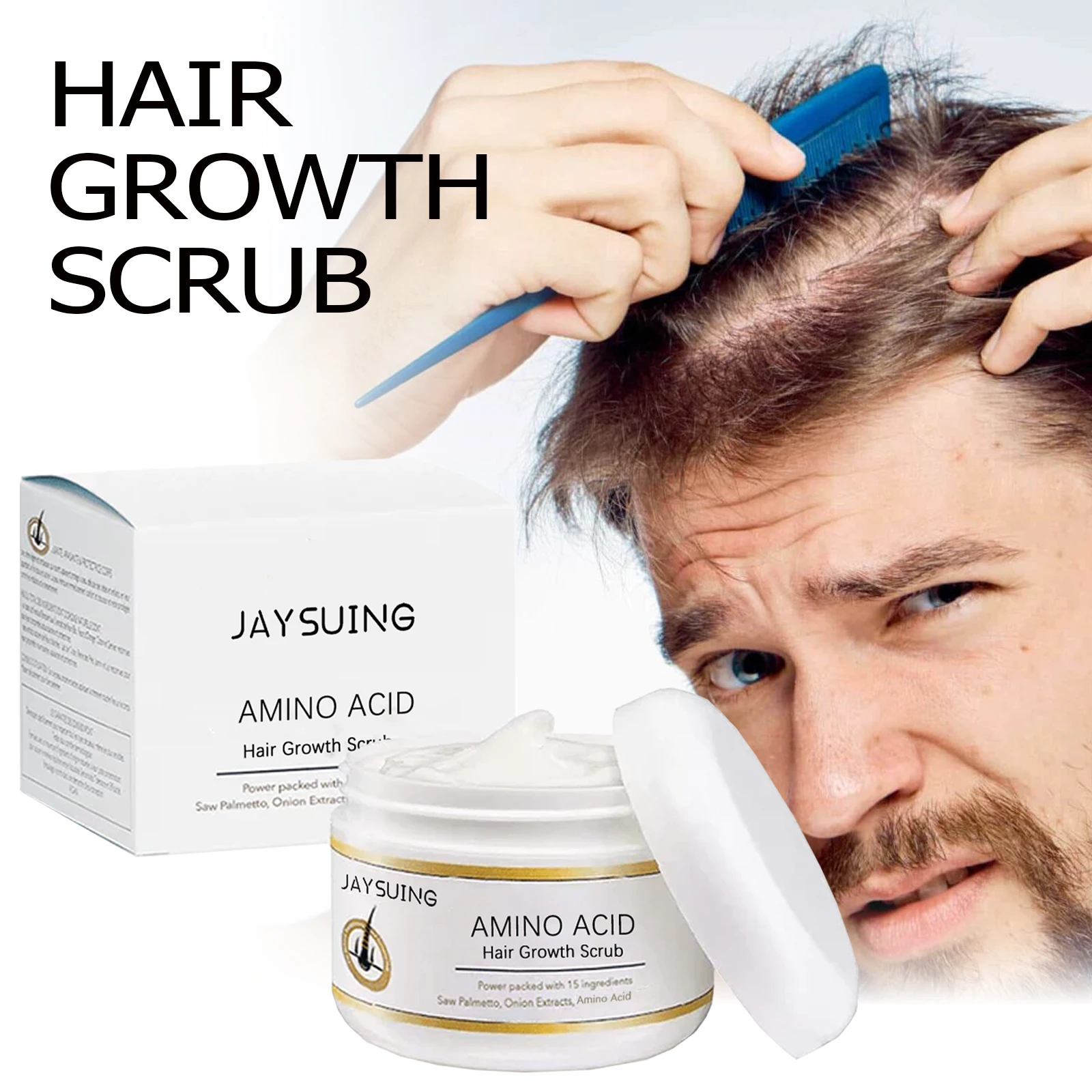 Strengthen Hair Root Growth Scrub Clean Repair Damaged Nourishing Moisturizing Oil Control Dandruff Removal Scalp Scrub Cream