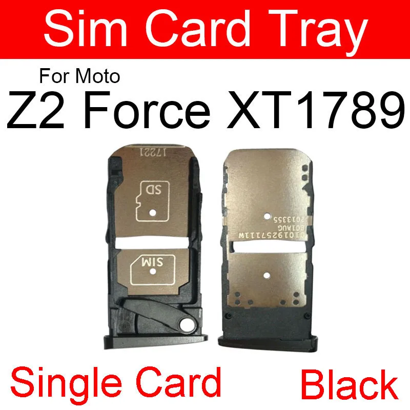 Sim Card Tray Holder For Motorola Moto Z Z2 Z3 Force Play Z4