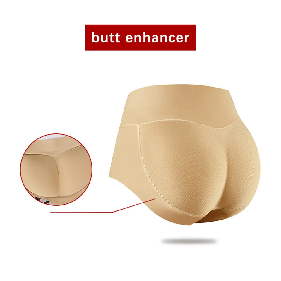 Damen-Bodyshaper mit Gesäßpolster, mittelhohe Taille, Hüftpolster, Po-Former-Unterwäsche mit Füllung – Detail 12