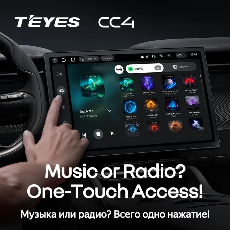 TEYES CC4 ジープ グランドチェロキー WK2 2013-2020用 CarPlay