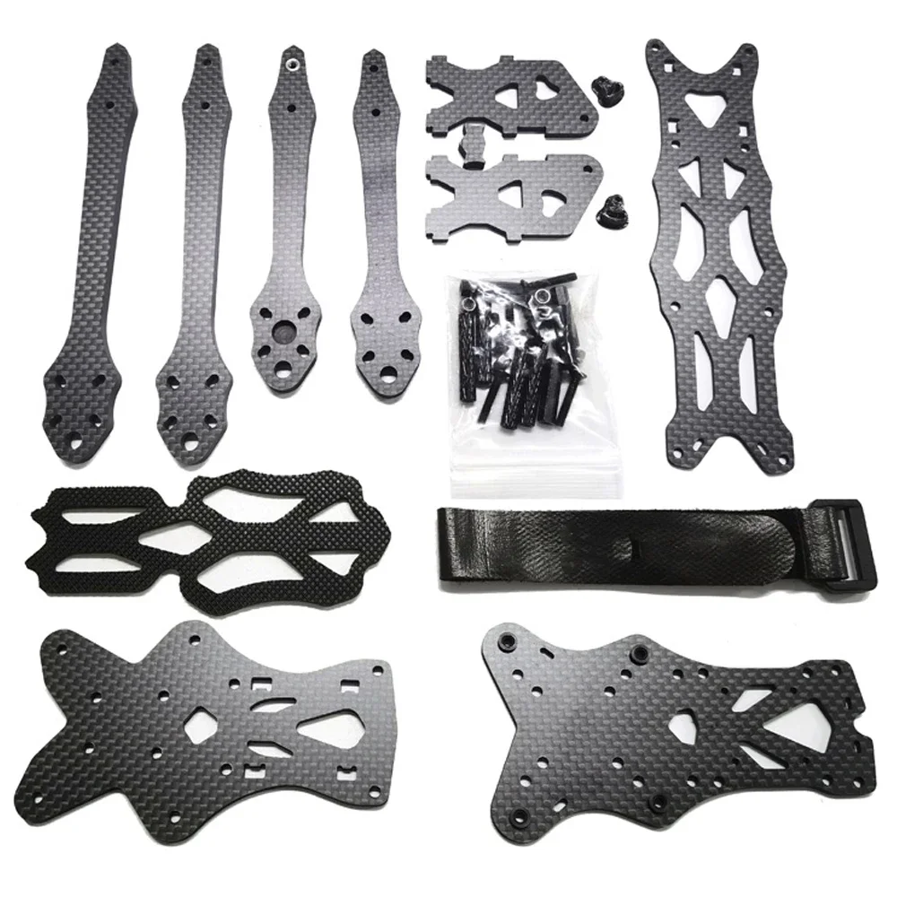 APEX DC(O3) 5Inch 5 Inch 225mm Carbon Fiber FPV Drone Frame Kit Compatible F3/F4/F7 FC, 22/ 23 Motor, 5Inch Props DJI O3 VTX