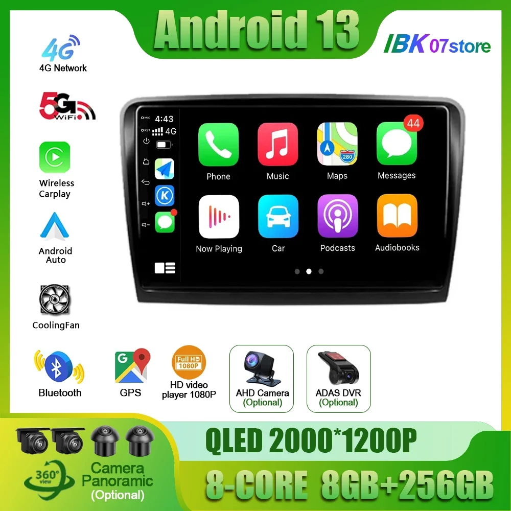 

Android 13 For Skoda Superb 2 B6 2008-2015 Car Radio Multimedia Navigation Wireless Carplay Stereo Screen Head Unit 2DIN