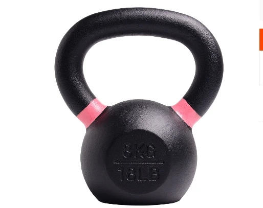 Factory Custom Cast Iron Competition Kettlebell Set Powder Coated for Body Building Fitness