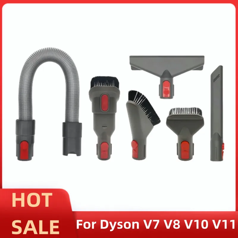 For Dyson V7 V8 V10 V11 V12 V15 Vacuum Cleaner Brushes Nozzle Accessories Tool Long Nozzle Bristle Brush Hose Spare Parts