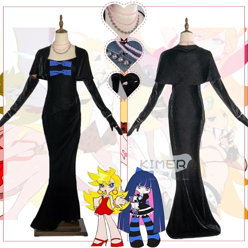 

Panty & Stocking with Garterbelt Cosplay Costume Clothes Uniform Cosplay Formal Dress Performance Dress Halloween Party Woman