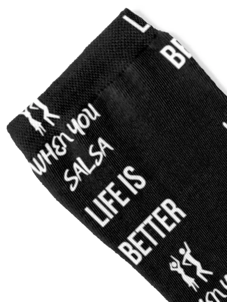 Life is better when you salsa Socks short Sports anime designer brand Men Socks Luxury Brand Women's