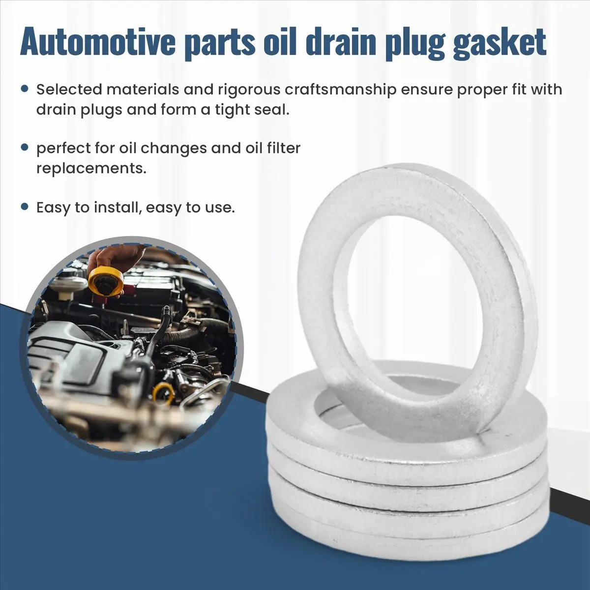 Super Sale 20pcs Oil Drain Plug Washer Gaskets For Honda/Acura 94109-14000