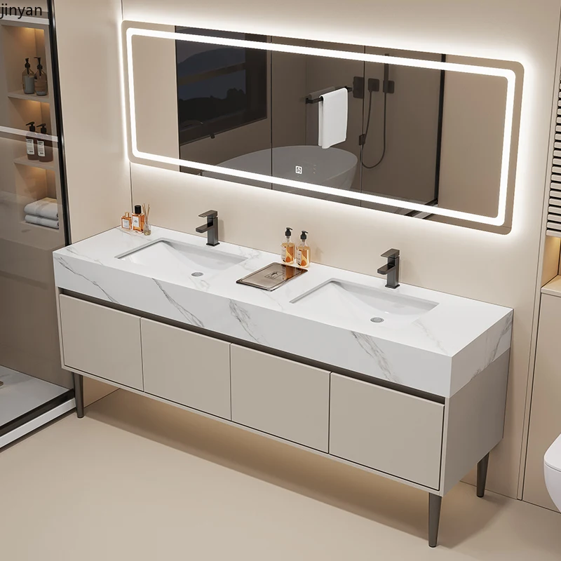 

Floor Washbasin Cabinet Washbasin Toilet Vanity Light Cabinet Storage Mirrors Muebles Para El Hogar Maderaa Home Furniture