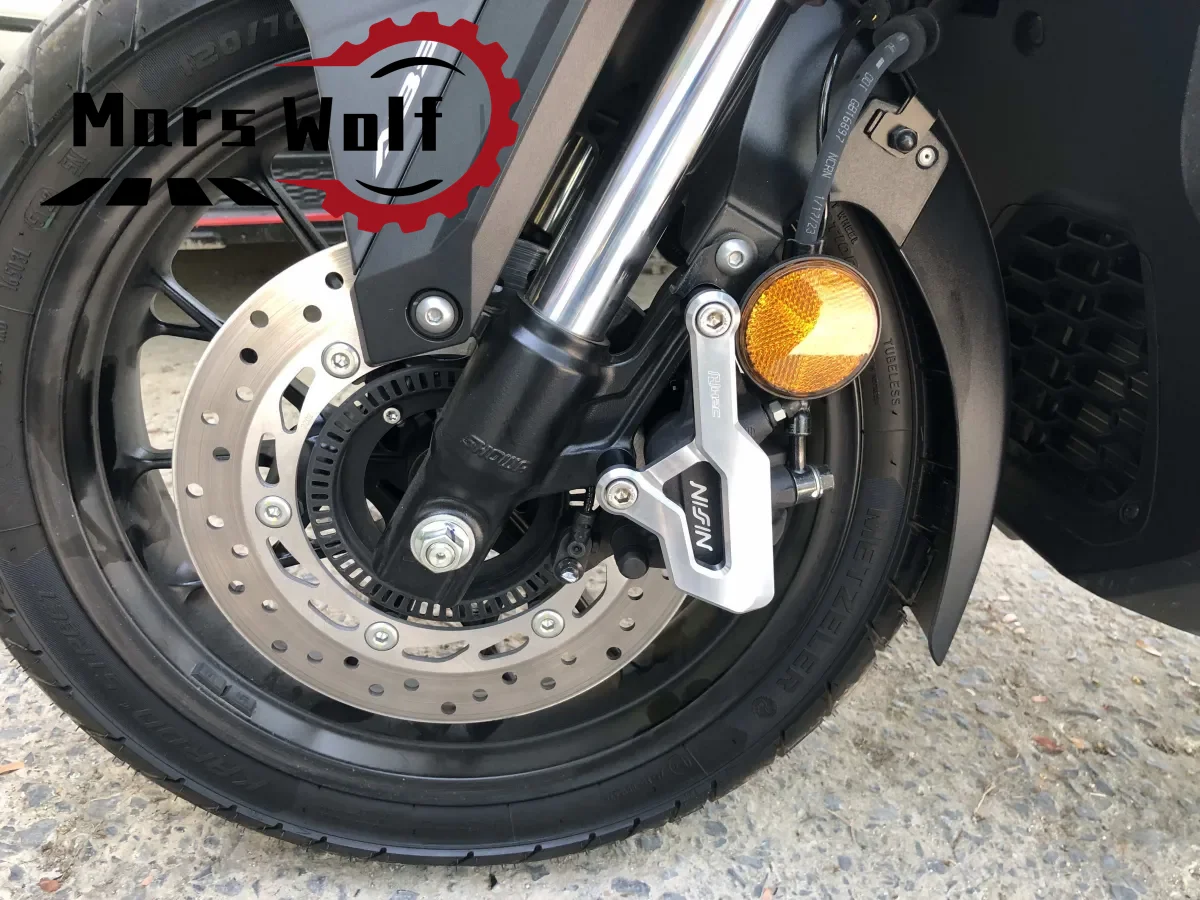 Motorcycle Front Brake Caliper Guard Decorative Cover Front Brake Cover Protection Fits For ADV 350 2022 2023 ADV150