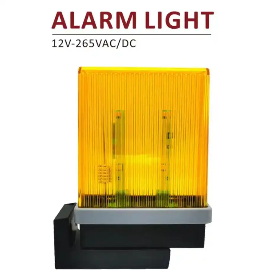 12 فولت-220 فولت LED إنذار ضوء ستروب وامض مصباح تحذير الطوارئ جدار جبل لفتح البوابة التلقائية