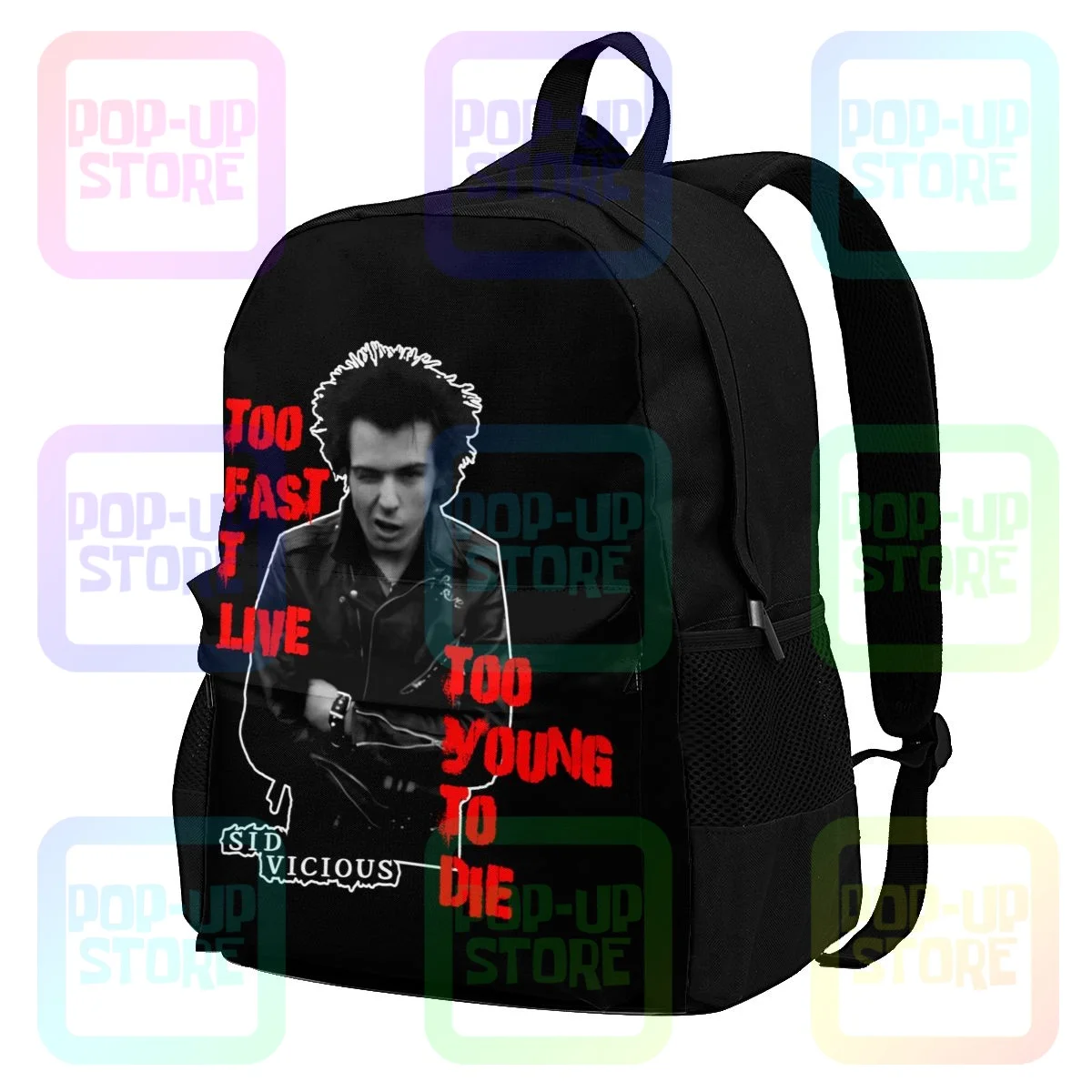 Sid Vicious Punk Rock,Sex Pistols,Brooklyn Large Capacity Backpack Newest Shoe Bag Gym Tote Bag Riding Backpack