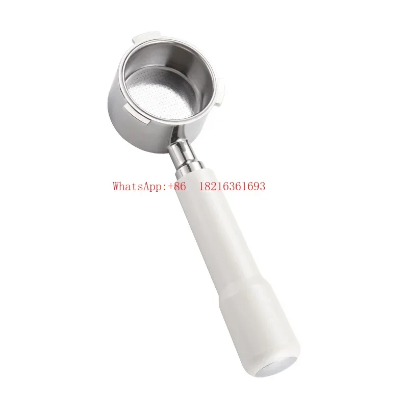 Store 1644 Italian Coffee Machine Modified Bottomless Handle 51mm Three-ear Stainless Steel Funnel Accessories Coffee Handle