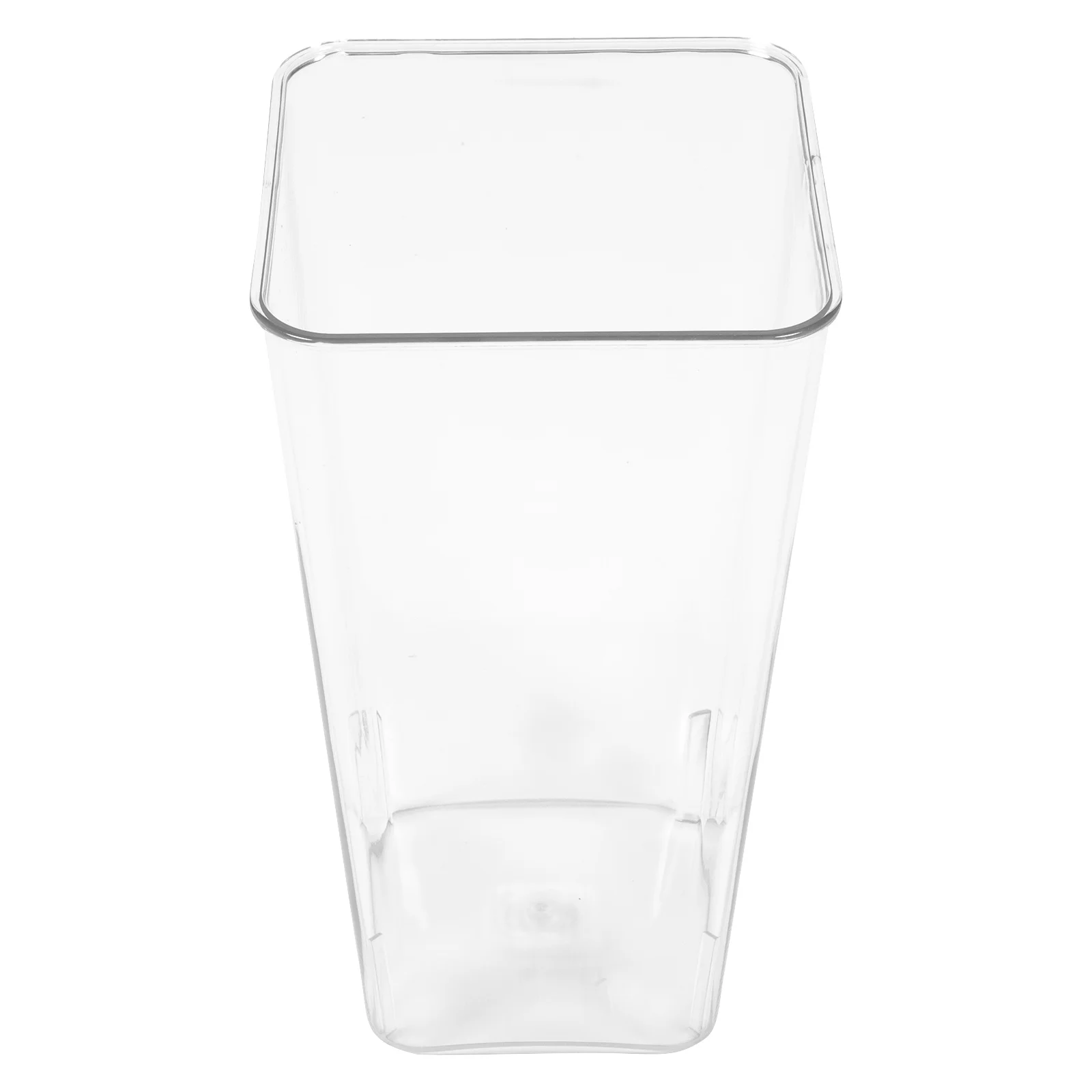 

1pcs Transparent Acrylic Flower Bucket Premium Material Round Edge Smooth Surface Compact Lightweight Flower Arrangement
